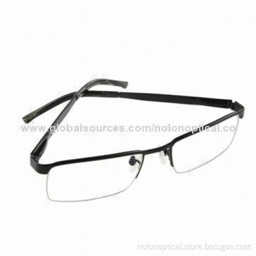 Semi-rimless Titanium Eyeglasses for Men, OEM/ODM Orders Welcomed